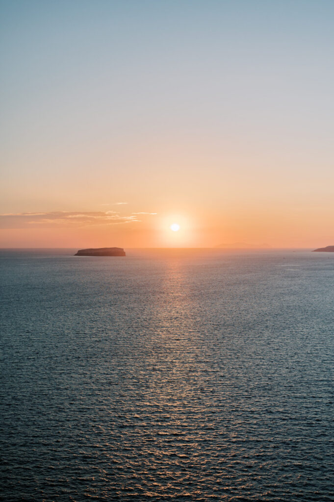 Sunset In Greece