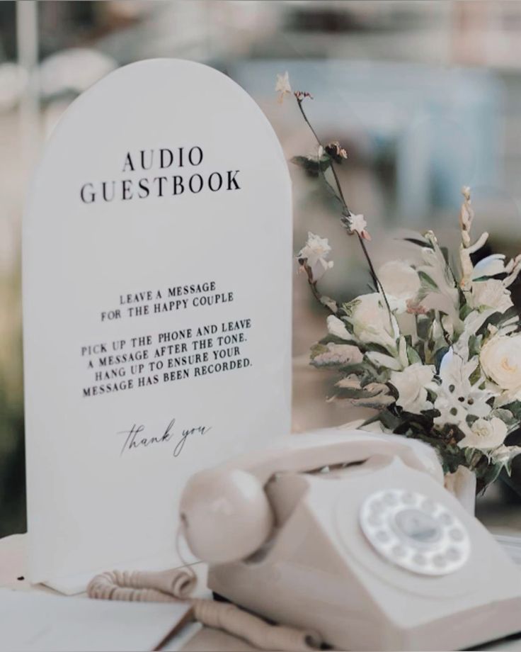 audio guest book trend