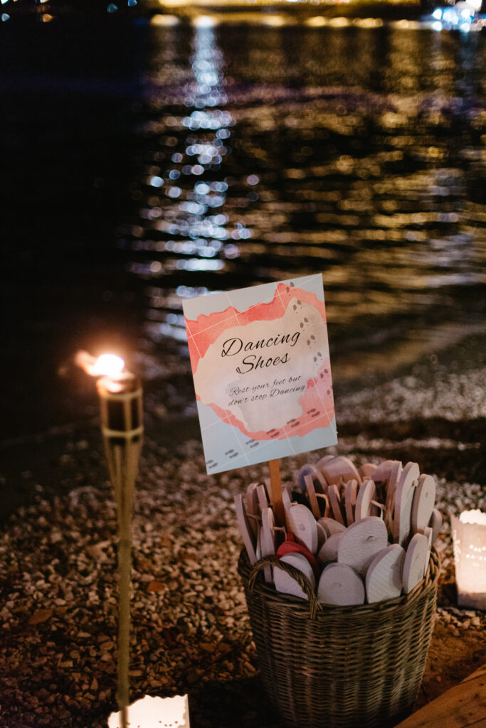 wedding favors flip flops