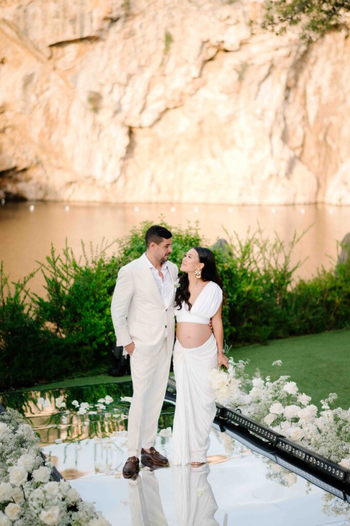 lake vouliagmeni wedding