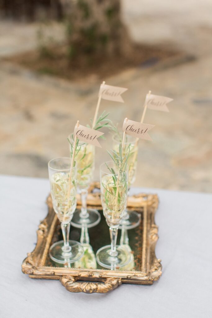welcome drinks
