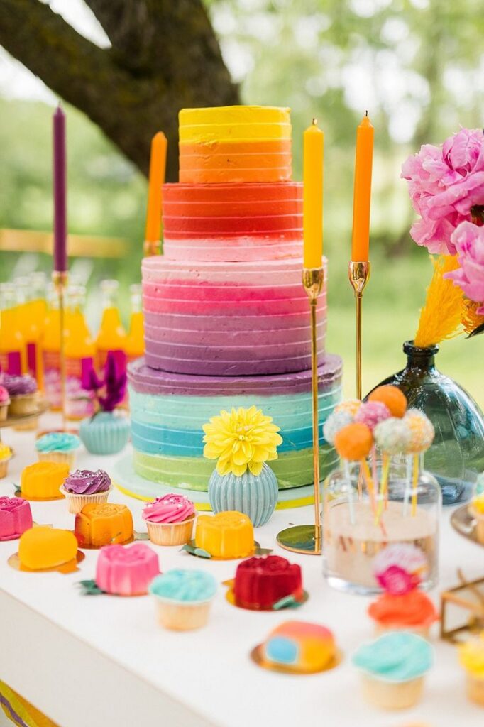 rainbow cake